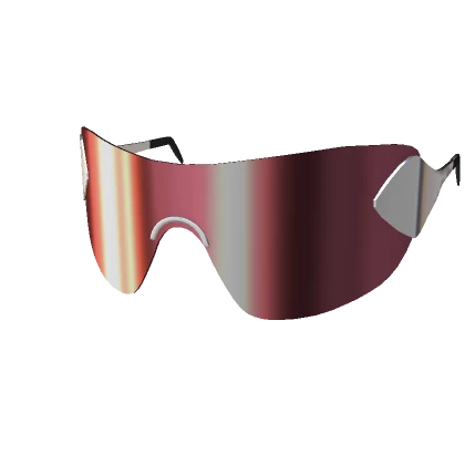 2000s Shield Shades | Sunset Red