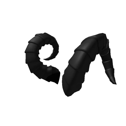 Black Ram Horns