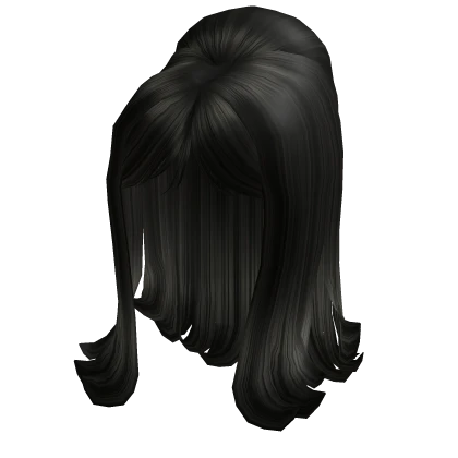 Pattie's Long 60's Flip in Black