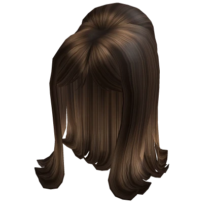 Pattie's Long 60's Flip in Brown