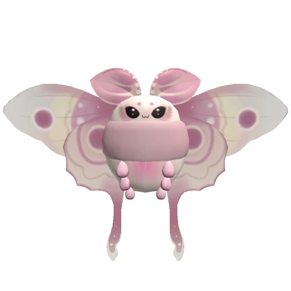 Pink Cutesy Fairy Moth