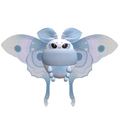 Blue Cutesy Fairy Moth