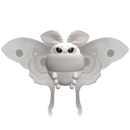 White Cutesy Fairy Moth