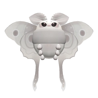 White Fairy Moth Buddy