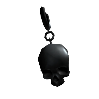 Black Skull Earrings