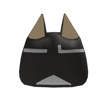 Black Confused Chibi Cat