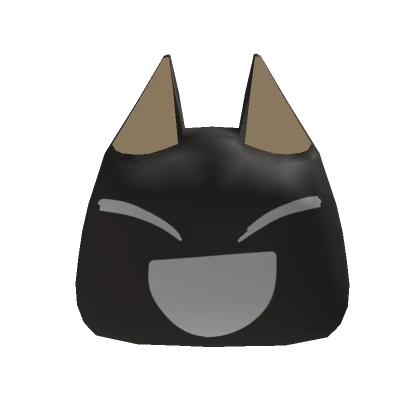 Black Excited Chibi Cat