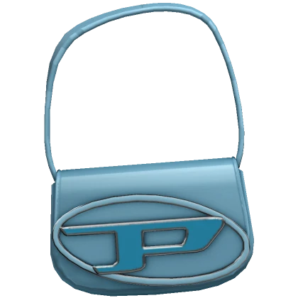 Y2K Blue Sleek Modern Petrol Bag