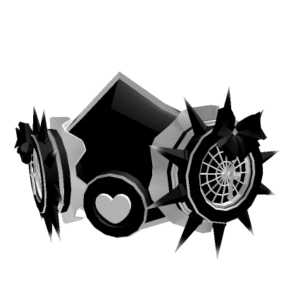 Black and White kawaii Gas Mask