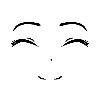 Cute Kawaii Smiling Anime Face