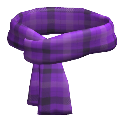 purple  cozy scarf