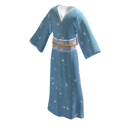 Baby Blue Sakura Kimono