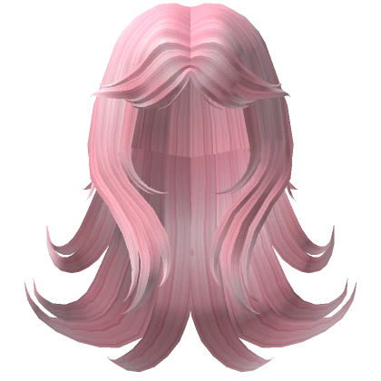 Pink Kawaii Spiked Anime Girl Hair