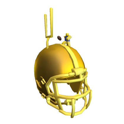 Field Goal Golden Helmet