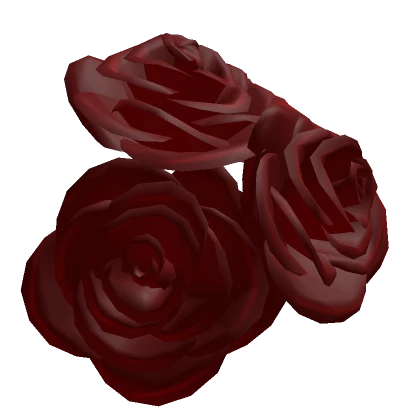 Rose Hair Accessory Right in Red