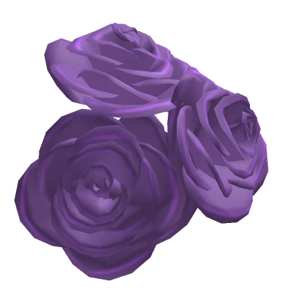 Rose Hair Accessory Right in Purple