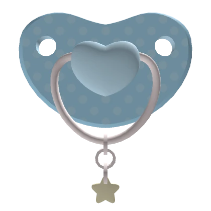 Blue Heart Pacifier