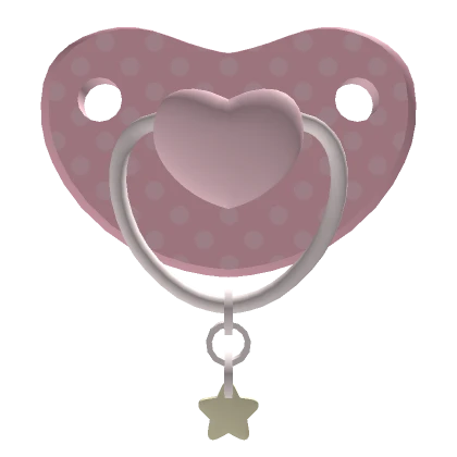 Pink Heart Pacifier