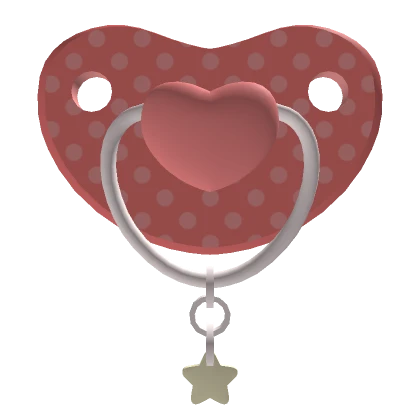 Red Heart Pacifier