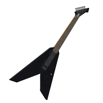 Black V Guitar