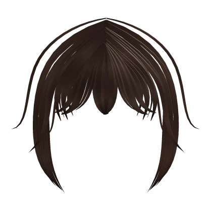 Brown Anime Hair Bangs