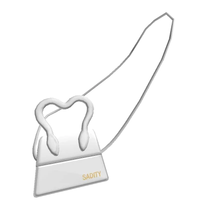 SG| White Heart Handle SG Mini Purse