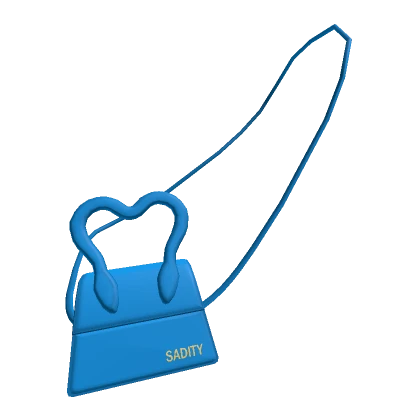 SG| Blue Heart Handle SG Mini Purse