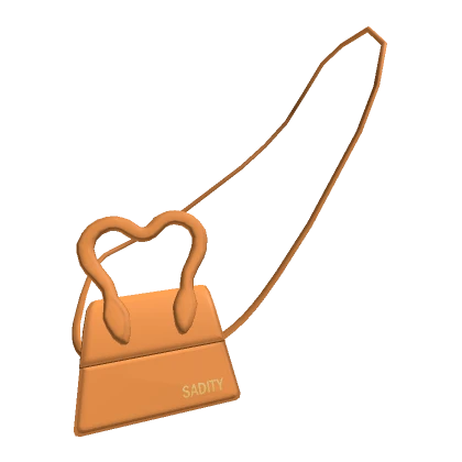 SG| Orange Heart Handle SG Mini Purse