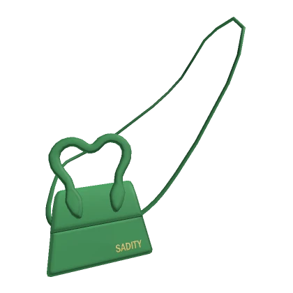 SG| Green Heart Handle SG Mini Purse