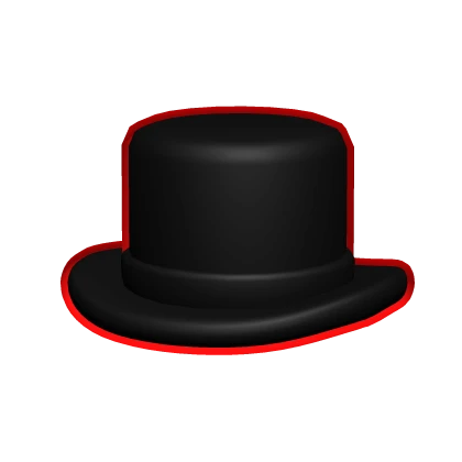Red Outline Top Hat