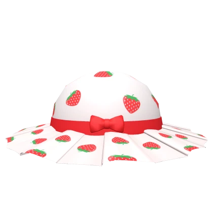 Kawii Ruffled Strawberry Bucket