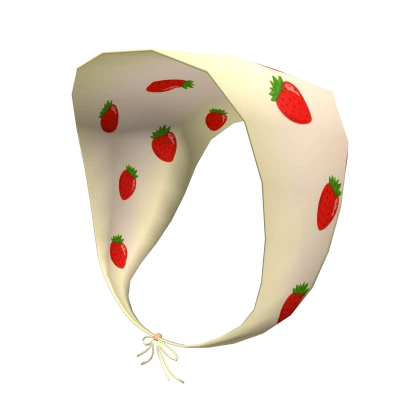 Yellow Strawberry Headscarf