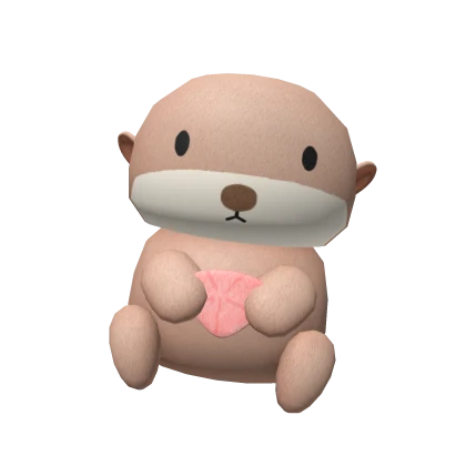 Kawaii Brown Seashell Otter