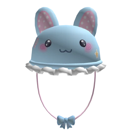 ♡ cute pastel bunny bucket hat