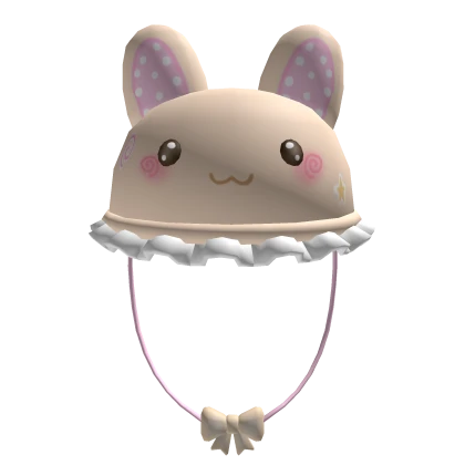 ♡ cute pastel bunny bucket hat