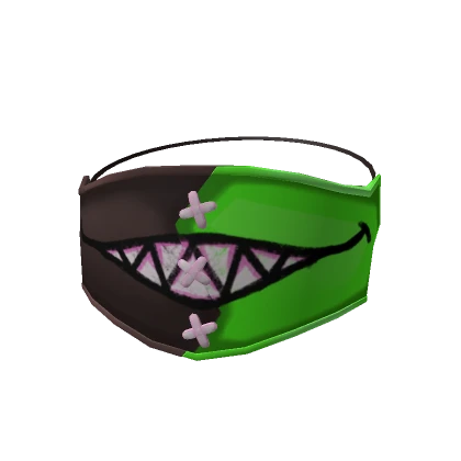 Green Stitched Mask