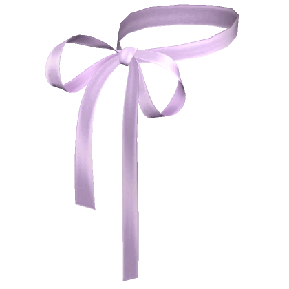 Dainty Coquette Ribbon Bow Necklace Purple