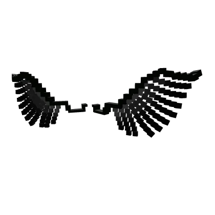 Black 8-Bit Wings