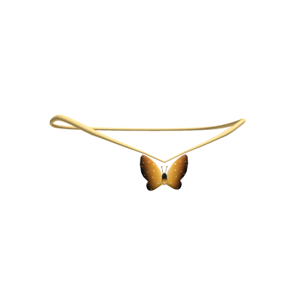 1.0 Golden Butterfly Necklace