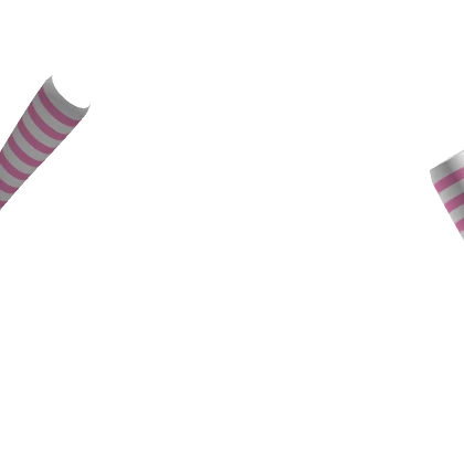 Cute Pink Striped Arm Warmers