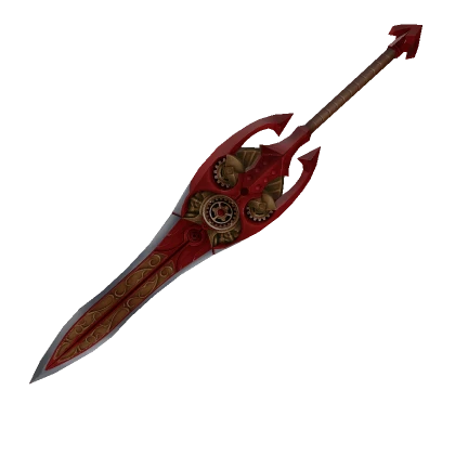 Red Clock Work Heavy Sword