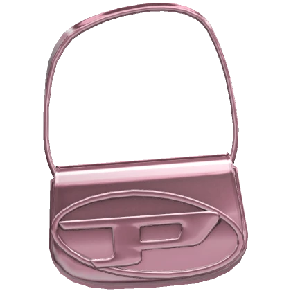 Y2K Pastel Pink Metallic Modern Petrol Bag