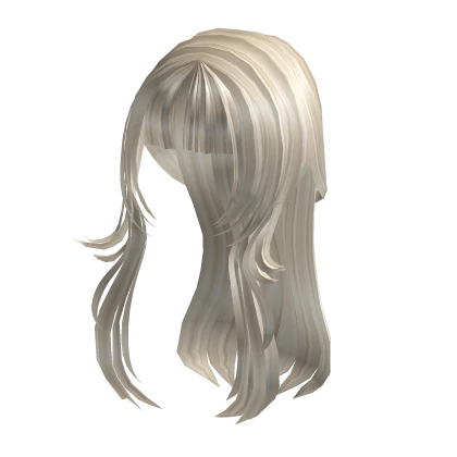 Y2K Long Wavy Hair Platinum Blonde