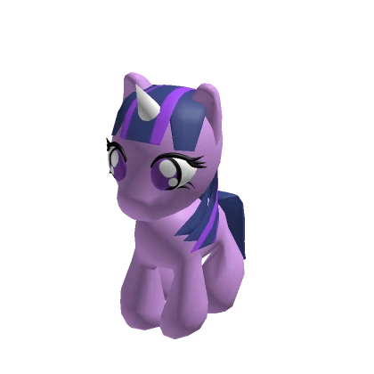 ♡ cute purple unicorn pony plushie (holdable)