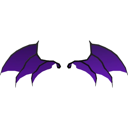 Purple Bat Wings