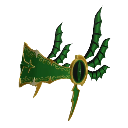 Green Vampire Helm