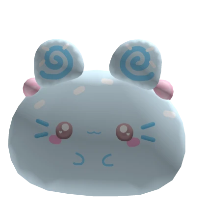 Blue Cute Kawaii Kitty Hairclip