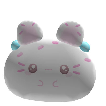 White Cute Kawaii Kitty Hairclip