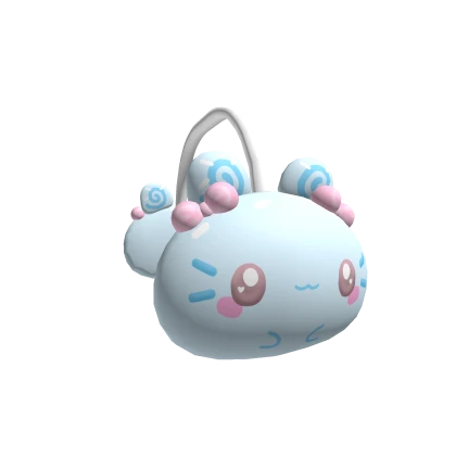 Blue Cute Kawaii Kitty Earmuffs