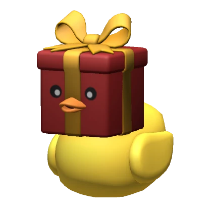 Red Present Duck